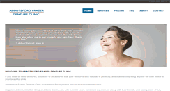 Desktop Screenshot of abbotsfordfraserdentureclinic.com